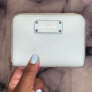 Kate Spade Blue Keychain Wallet